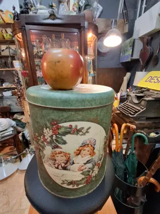 Lata Grande Decorada Navidad