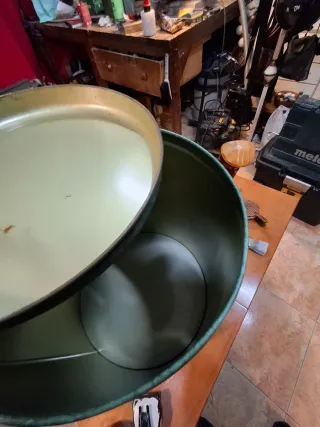 Lata Grande Decorada Navidad