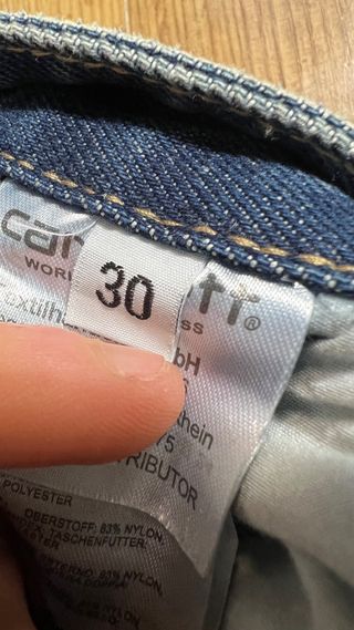 Pantalón Vaquero Carhartt Azul