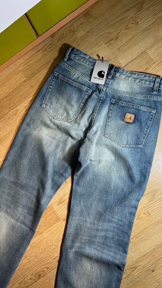 Pantalón Vaquero Carhartt Azul