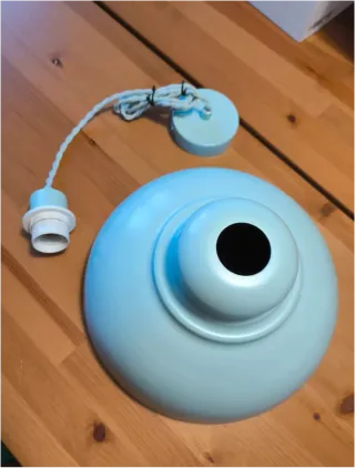 Paralume lampada da soffitto in metallo