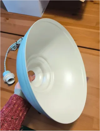 Paralume lampada da soffitto in metallo