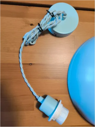 Paralume lampada da soffitto in metallo