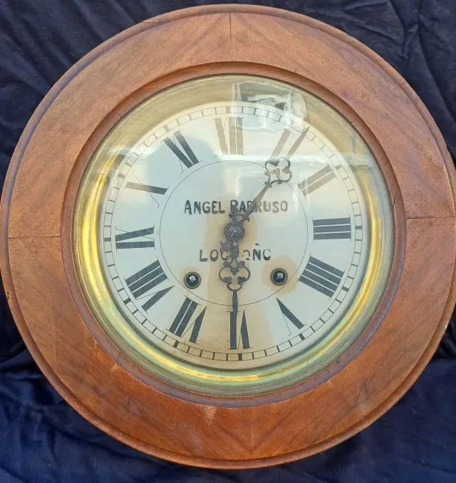 Reloj de Pared Antiguo Angel Rapruso