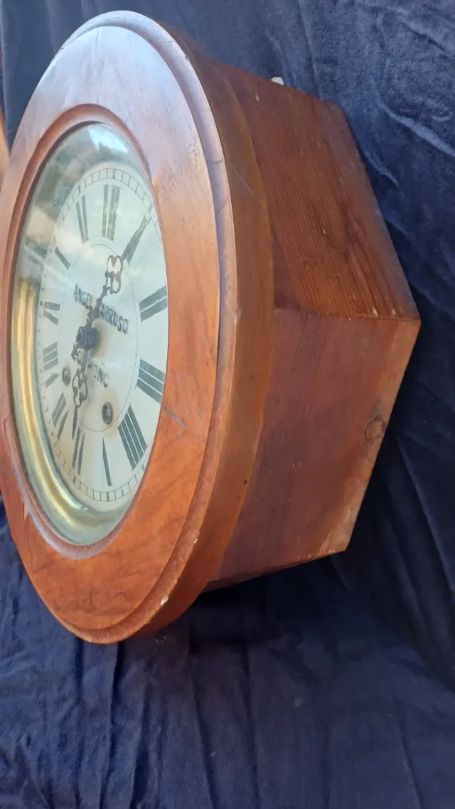 Reloj de Pared Antiguo Angel Rapruso