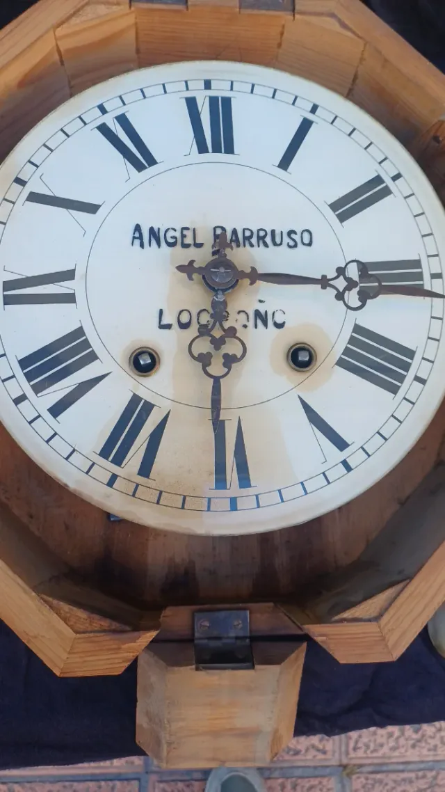 Reloj de Pared Antiguo Angel Rapruso