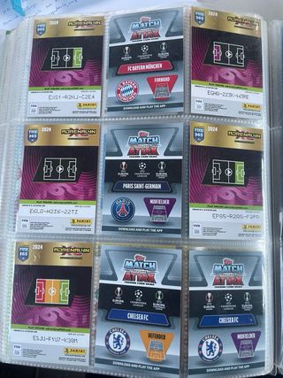 Cromos Champions League y Europa League