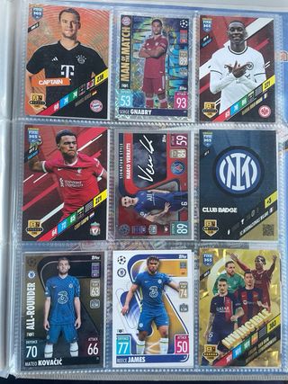Cromos Champions League y Europa League