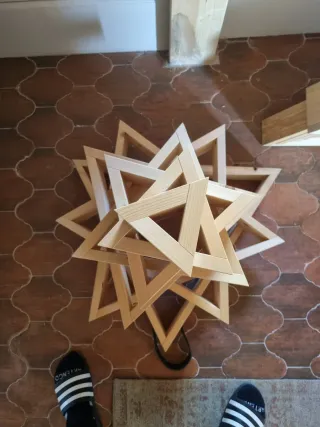 2 Alberi di Natale in Legno Decorativi