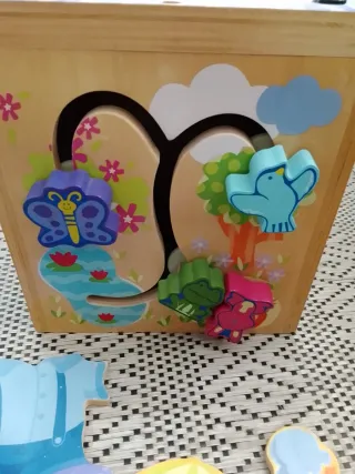 Juego educativo de madera