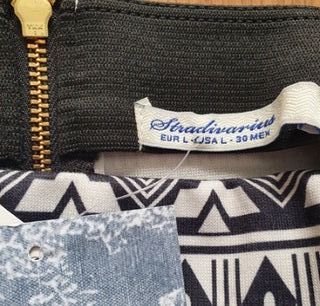 Minifalda elástica geométrica