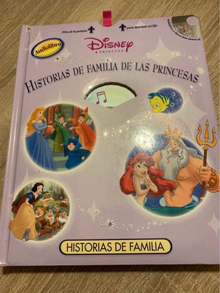 2 libros de cuentos de princesas Disney