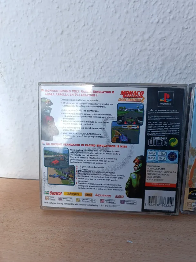 Lote 4 Juegos PS1: Monaco, Egipcio, X-Men, Truck