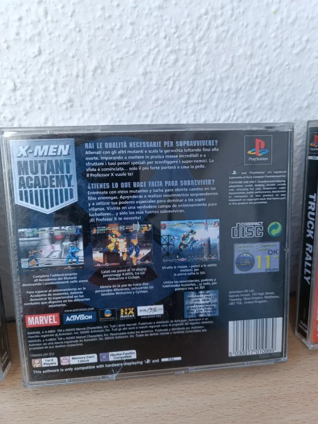 Lote 4 Juegos PS1: Monaco, Egipcio, X-Men, Truck