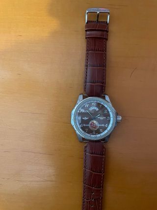 Reloj Breitling Marrón y Plateado