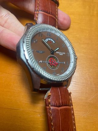 Reloj Breitling Marrón y Plateado
