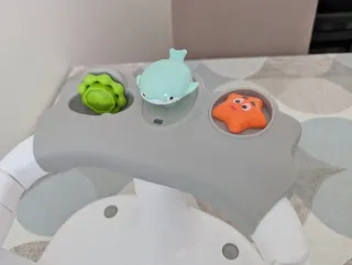 Asiento Bañera Bebe con Juguetes