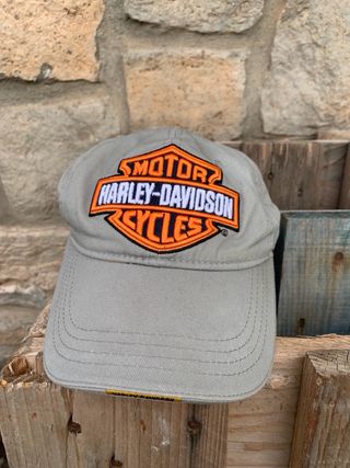 Gorra Harley Davidson Bordada Beige