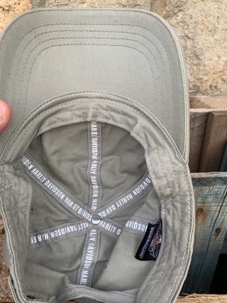 Gorra Harley Davidson Bordada Beige