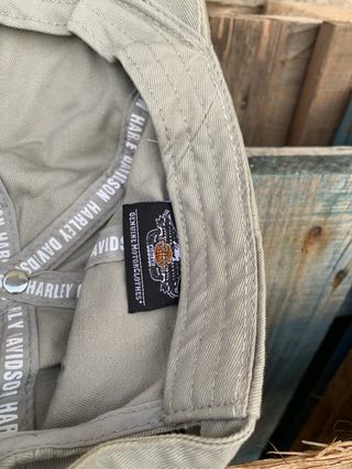 Gorra Harley Davidson Bordada Beige