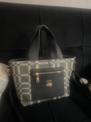 Bolso Tous Negro y Beige