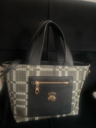 Bolso Tous Negro y Beige