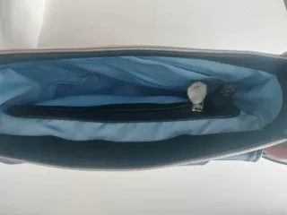 Bolso bandolera Tous plateado y rosa