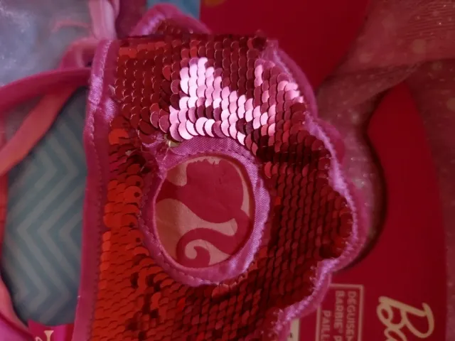 Disfraz Barbie Vestido Rubies Talla 5 a años 6