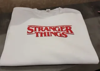 Felpa Stranger Things bianca