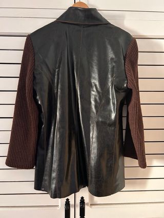 Cazadora cuero vintage auténtico