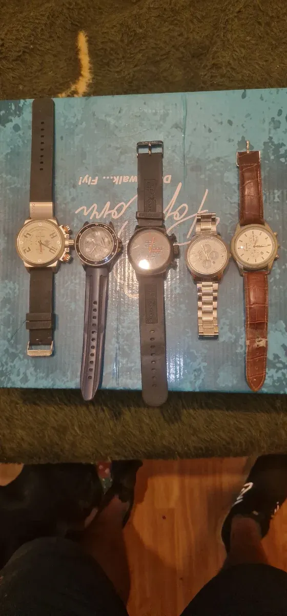 Set di 5 orologi da uomo