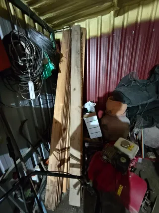 Tablas de madera para techo