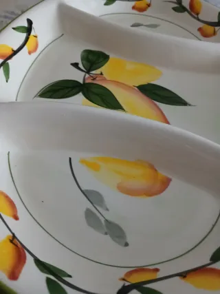 Vasso Portata Limoni Ceramica