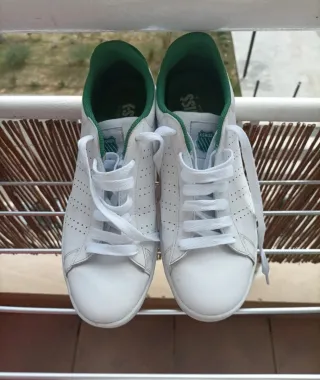 Zapatillas K-Swiss Blancas y Verdes