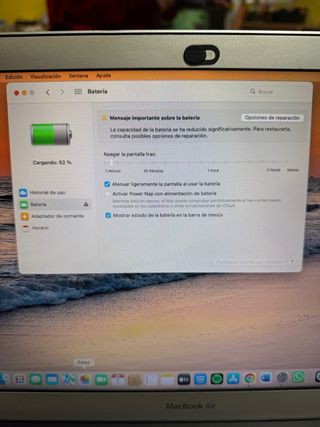 MacBook Air 15” (2017) Plata. Software actualizado
