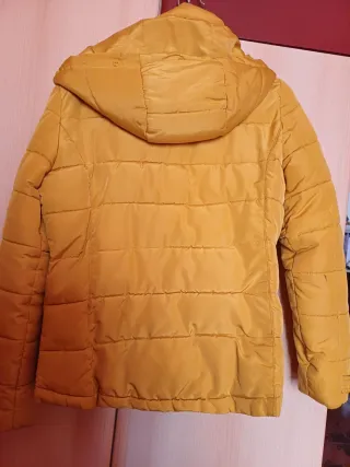 Giubbotto donna giallo con cappuccio