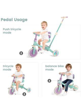 Triciclo 5 en 1 para niños