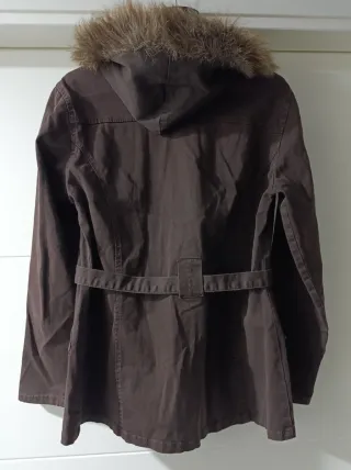 Cazadora marrón mujer