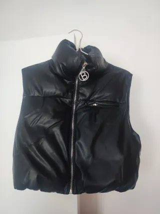 Chaleco Bershka Negro Talla XS