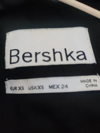 Chaleco Bershka Negro Talla XS