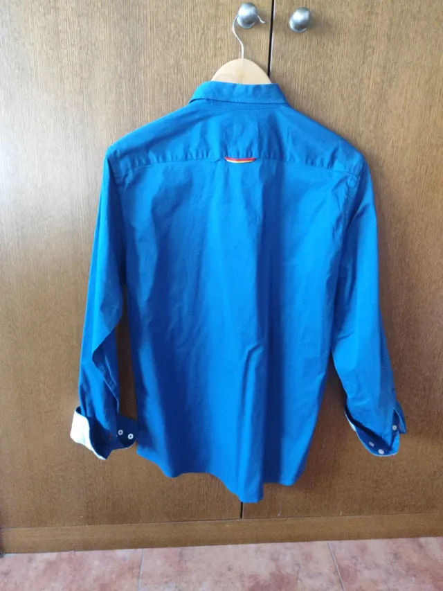 Camisa Spagnolo Talla M Azul