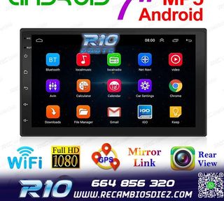 RADIO 9" GPS ANDROID 13 2DIN TÁCTIL BLUETOOTH USB SD