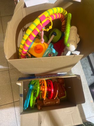 Lote Juguetes Bebé Arcoíris y Ruedas