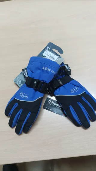Guantes de esquí Matt azules y negros