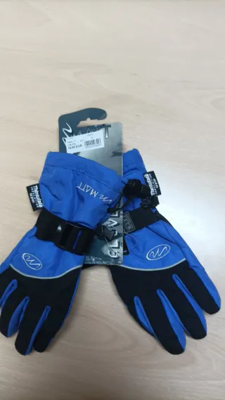Guantes de esquí Matt azules y negros