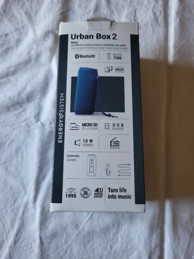 Altavoz Energy Sistem Urban Box 2 Azul
