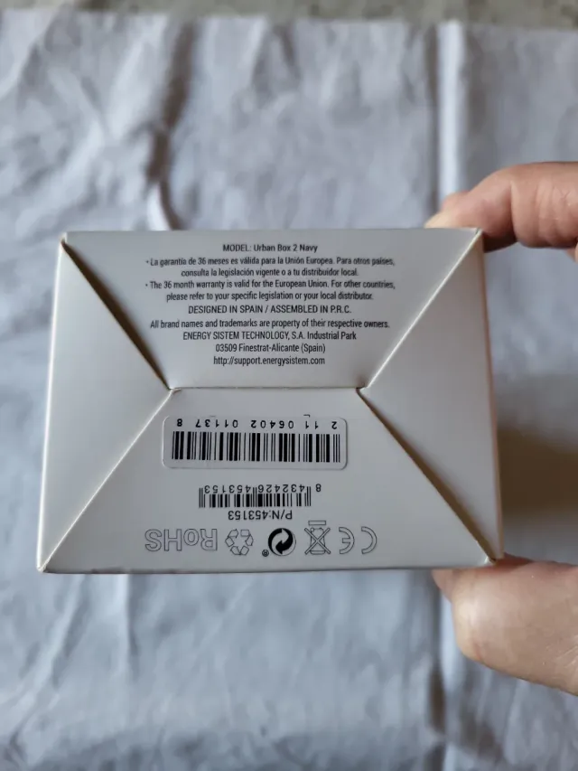 Altavoz Energy Sistem Urban Box 2 Azul