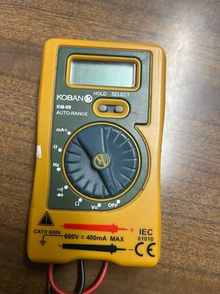Multímetro Koban KM-09 Auto-Range de bolsillo