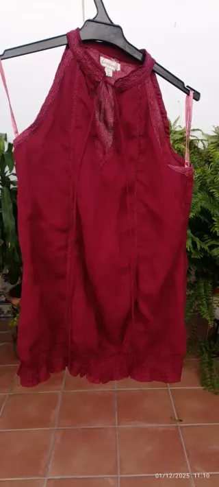 Blusa Cacharel Roja Talla M