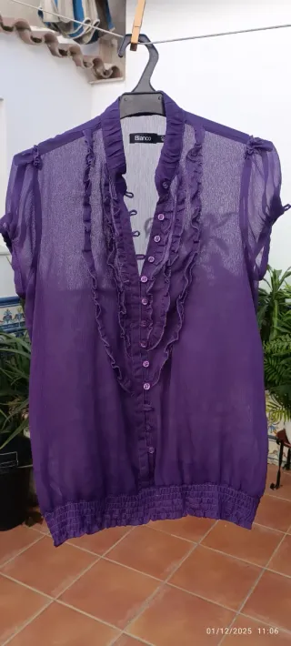 Blusa Cacharel Roja Talla M